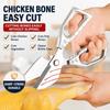 Heavy Duty Kitchen Scissors Ultra Sharp Meat Cutter Scissors Boning Scissors  For Hunting