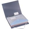Clear 3-Ring Binder with 11-Hole Sheet Protectors for Office Files and Student Papers
