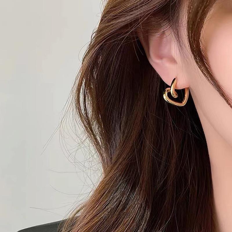 Set Cercei Asimetrici Coreeni Geometrici Stea Lacăt Dragoste Cercei Tip Picătură