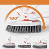 4 in 1 Household bathroom long handle brush multi-purpose Tile Scrubber for floor wall ceramic tile Stiff Bristle cleaning tools