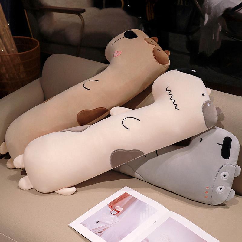 Creative Long Dog Plush Pillow Soft Stuffed Toys Cartoon Animal Puppy Doll Nap Sleep Hug Pillow Cushion Birthday Gift for Kids