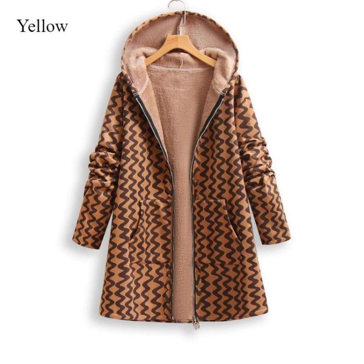 

Women s Fashion Warm Velvet Coat Casual Loose Hooded Long Coat New Autumn Winter Style 5XL