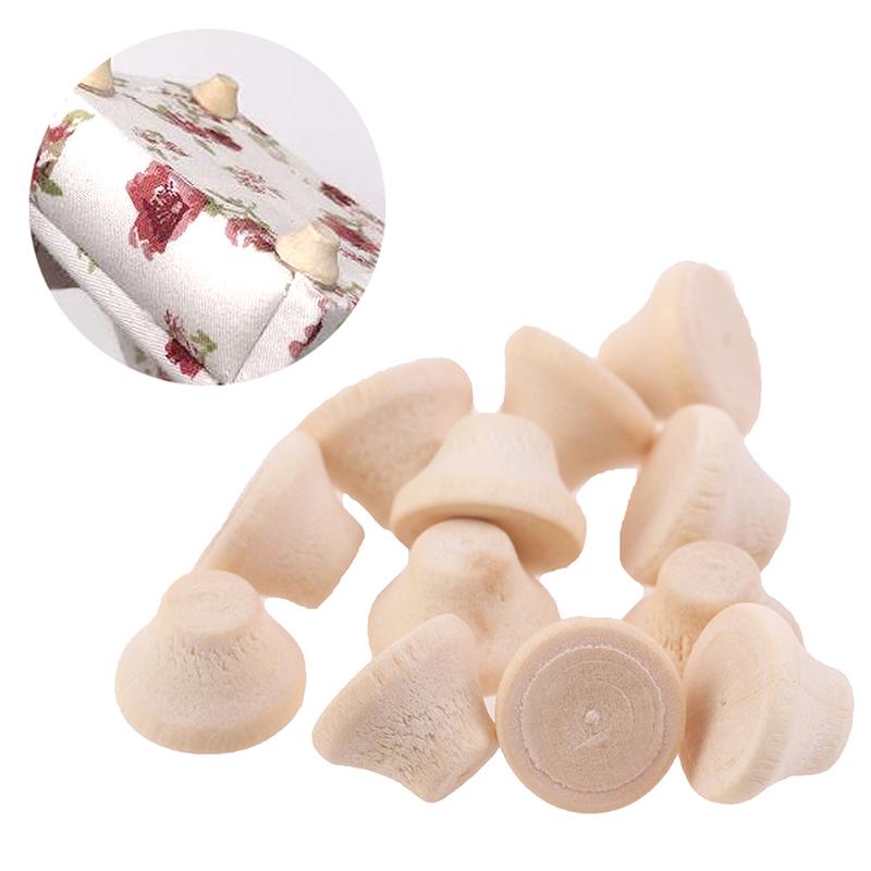 12Pcs/Lot 1:12 Dollhouse Miniature Wooden Sofa Feet Model Furniture Accessories