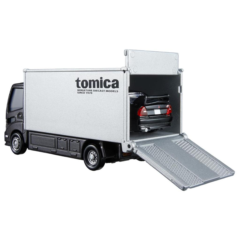 TAKARA TOMY Tomica Premium Tomica Transporter Mitsubishi Lancer Evolution VI GSR Miniature Car Toy 6 and (Ages Up)