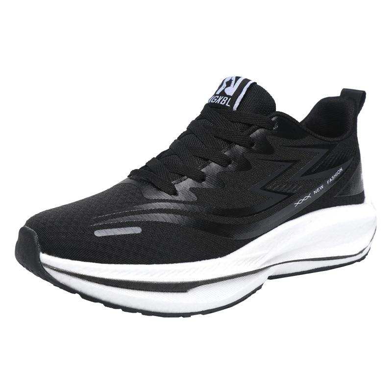 Sneakers Men's summer new sports shoes Thickened and comfortable running shoes Young and young shock-absorbing casual versatile running shoes