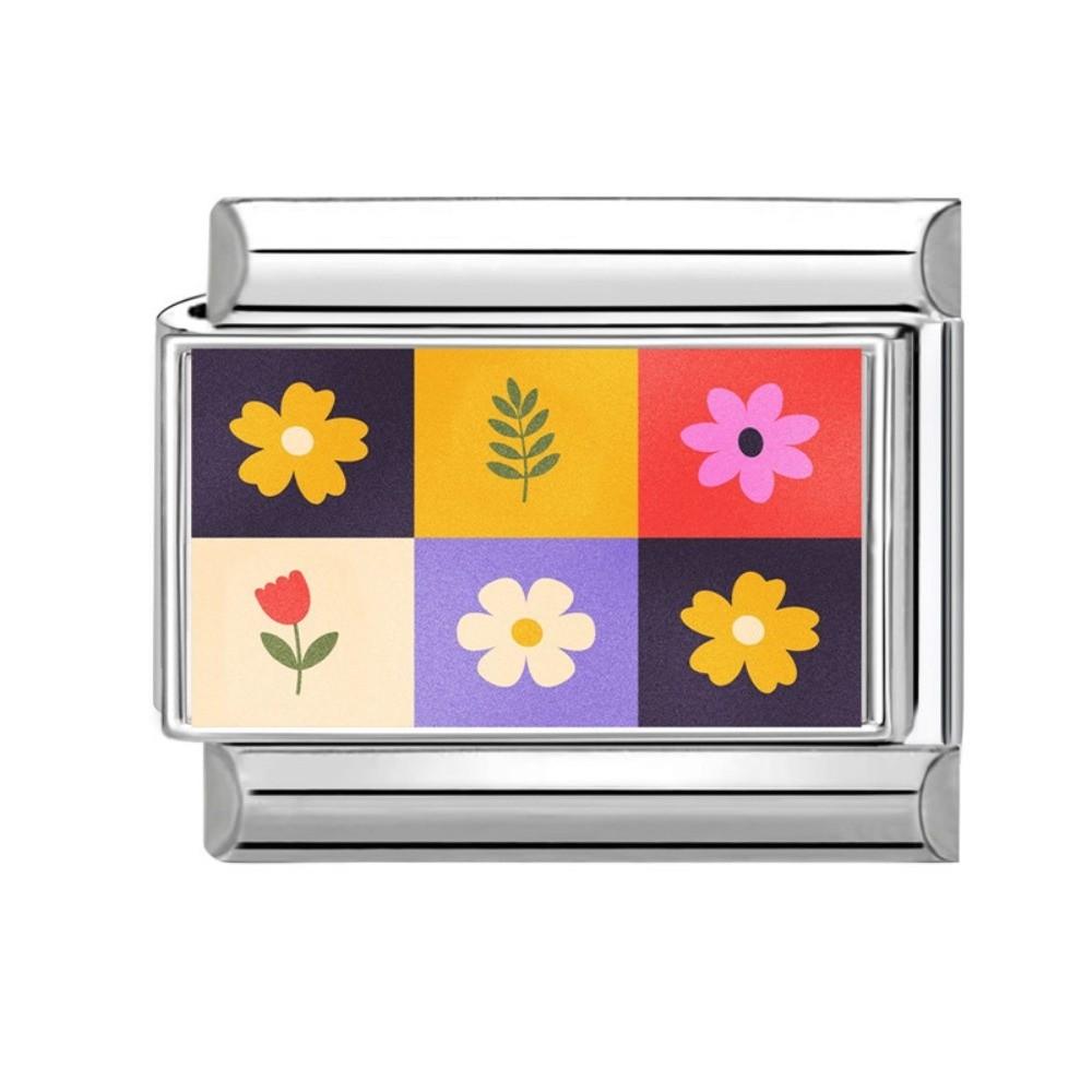 Adjustable Charm Bracelet Stainless Steel Charm Italian Links  For Gifts