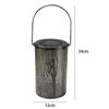 New Solar Lamp Wrought Iron Lantern Retro Garden Lamp Hollow Atmosphere Lamp Lawn Lamp Outdoor Waterproof Decorative Lamp