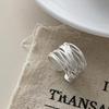 Twisted Wire Geometric Multi-Layer Openable Ring - Fashionable Index Finger Ring
