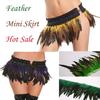 1/10M Rooster Feather Trim Sewing Crafts DIY Christmas Plume Natural Feather Ribbon Jewelry Making Wedding Party Decor
