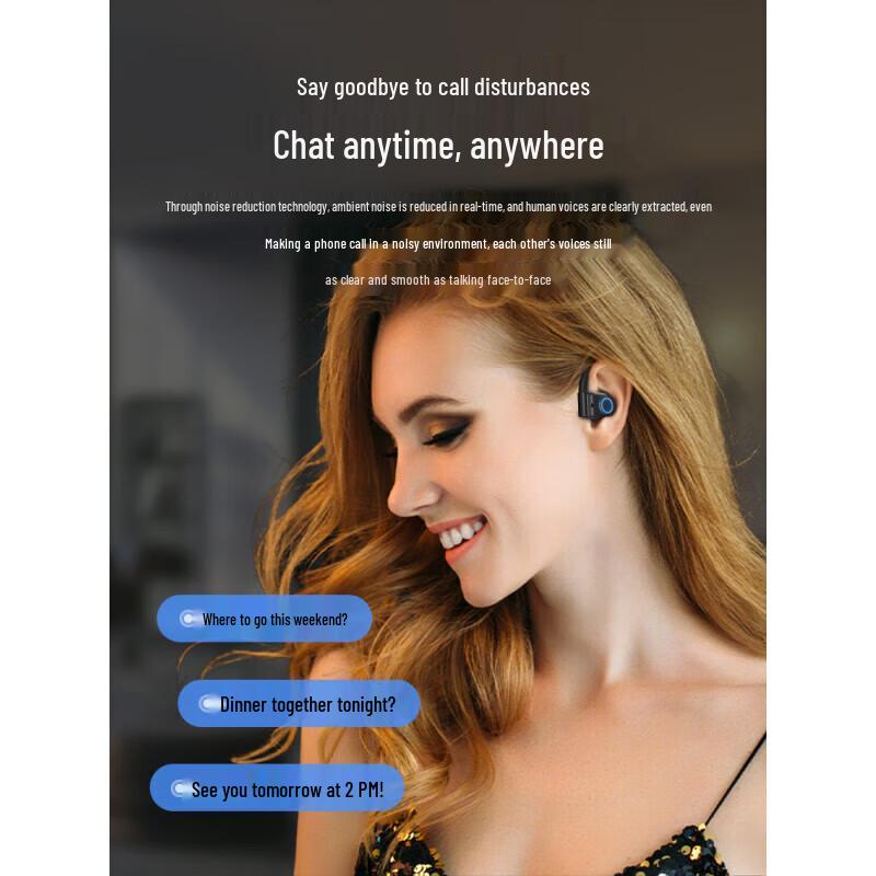 OKSJ i31X Wireless Bluetooth Semi-In-Ear Headset