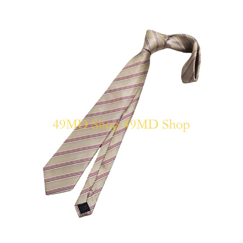 49MD Unisex Neck Tie JK Stripes Tie Neckwear For Professional Suit Outfit Enhancement