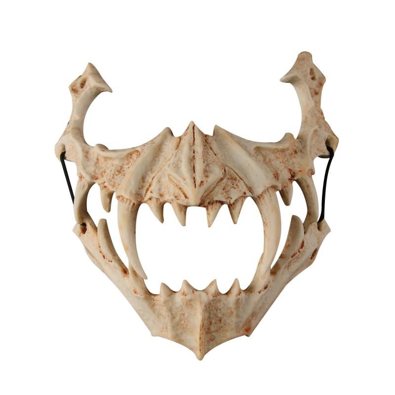 Japanese Anime Dragon Tiger Yaksha Tengu Resin Mask Halloween Cosplay Party