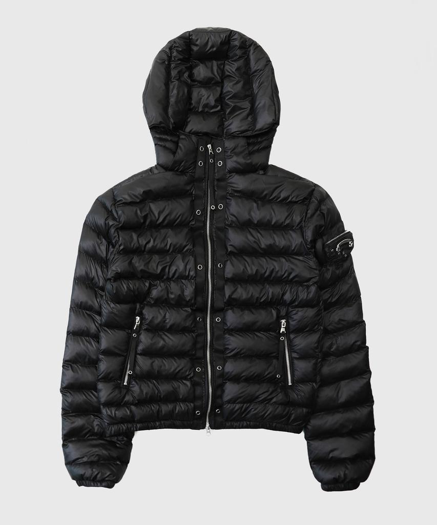Badblood Viper 31-1 Lightweight Hooded Puffer - Black