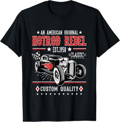 Hot Rod Rockabilly Clothing 50s Sock Hop Vintage Classic Car Gift Unisex T-Shirt