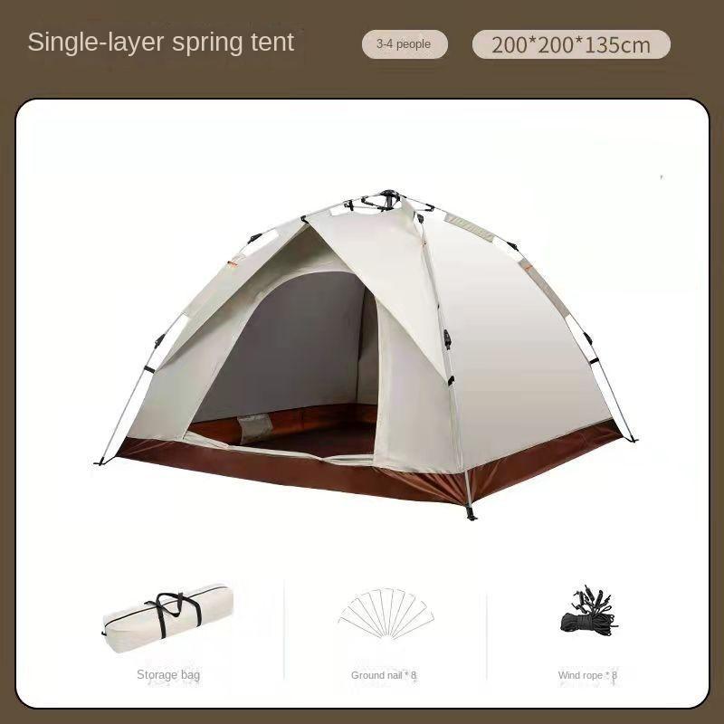 

Уличная палатка для кемпинга, полный комплект, для кемпинга, для семейного пикника, для путешествий, защита от солнца, складной солнцезащитный козырек, портативный автоматический Tent+mat+pillow