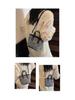 Elegant Light Luxury Crossbody Bag – Trendy Single-Shoulder Bucket Handbag for Women.