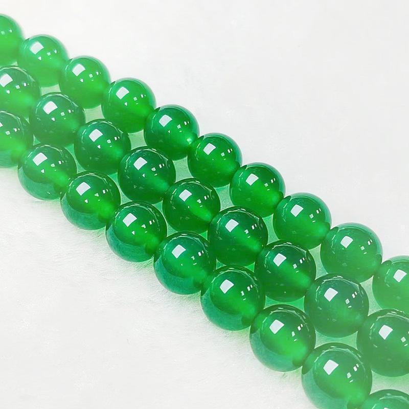 Natural Green Agate 7A DIY Jewelry Accessories Beads