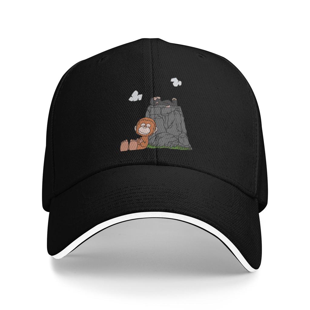 Monkey Punch Sun Baseball Cap Spring Women Unisex Print Trucker Hat Adjustable Casual Outdoor Sport Snapback Cap