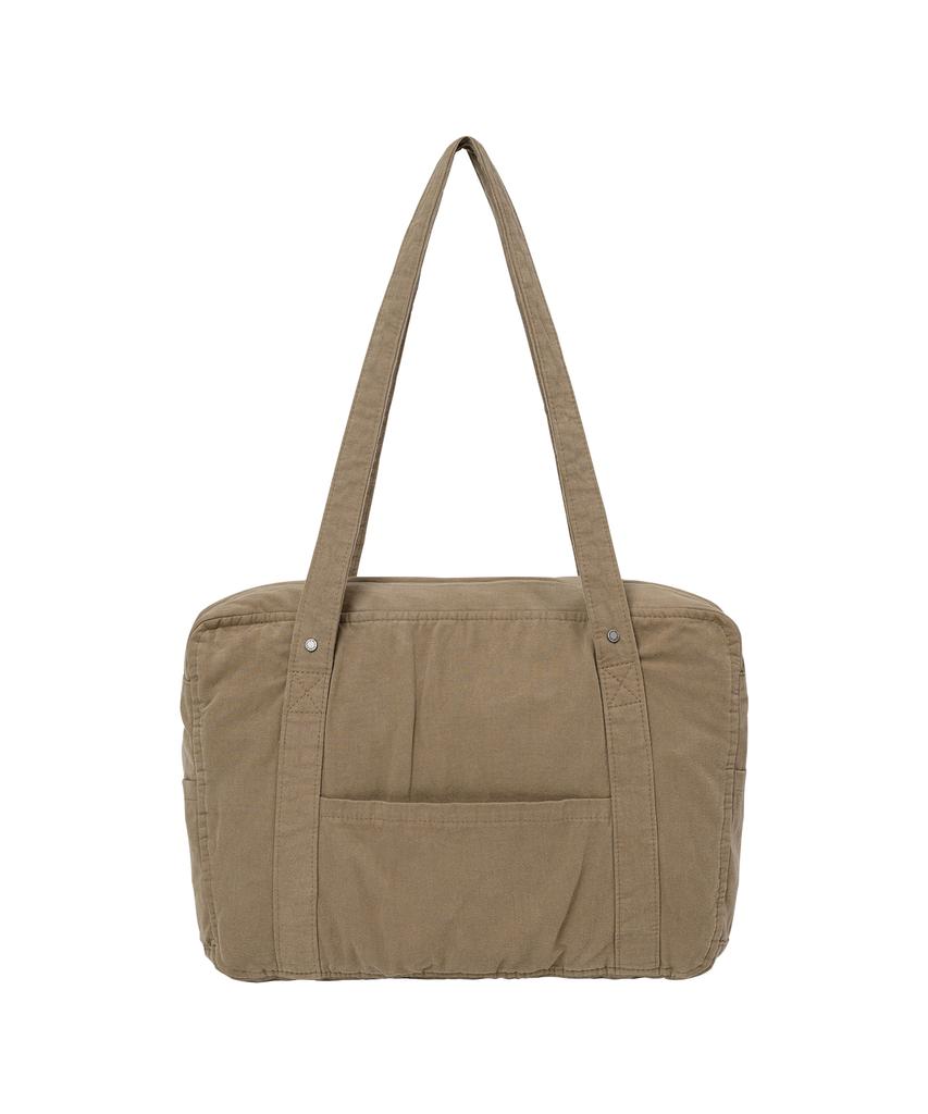 Wellbeing Express Washed Tote Bag Brown