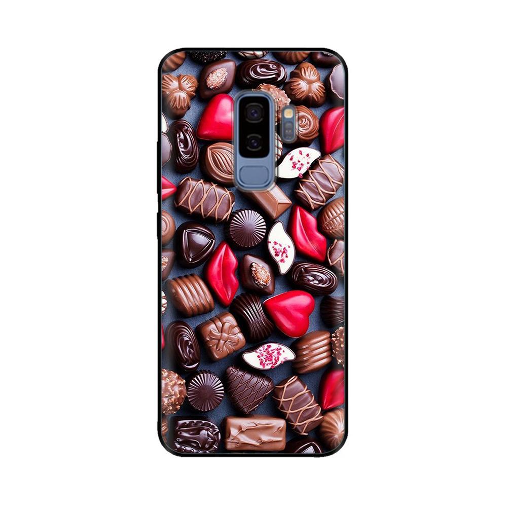 For Samsung Galaxy S9 Case Mobile Phone TPU Silicone Protective Cover for Samsung S9 Plus S9+ S 9 Back Cover Paintted Bumper
