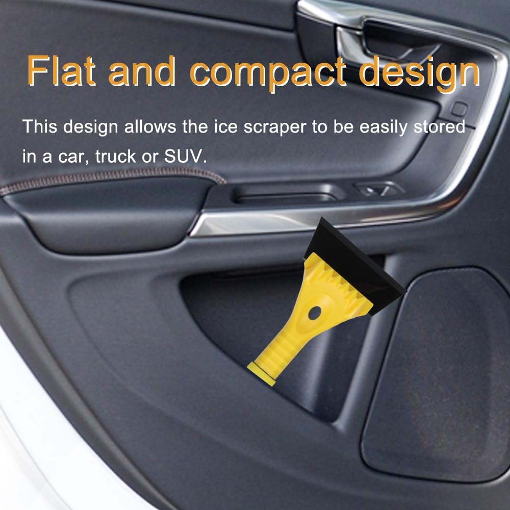 12.4" Ice Scraper For Car Windshield Snow Frost Ice Removal Tool Snow Scraper With Foam Handle For Cars Trucks Window