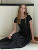 Liel Princess Line Dress (Black)
