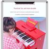 30-Key Children's Wooden Electronic Keyboard with Weighted Keys - Beginner Toy Piano for Girls