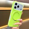 Stand Holder For Magsafe Wireless Charge Kickstand Case For iPhone Air 17 16 15 Pro Max Jelly Neon Silicone Shockproof Cover