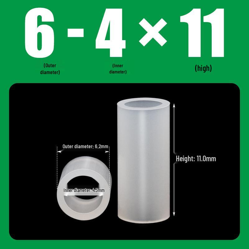 Nylon Insulating Spacer M4M5 Round Riser for LED Lamps and PCB Support