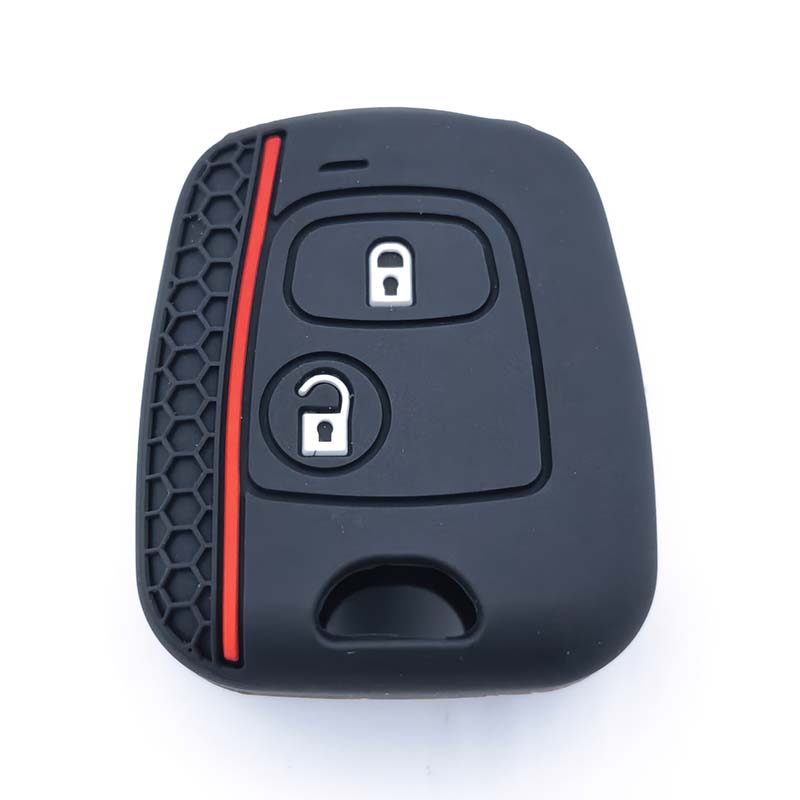 

Remote Key Cover Case Silicone Skin For Citroen C1 C2 C3 C4 Xsara Picasso Key Cap Peugeot 107 206 207 306 307 407 Toyota Aygo