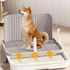 Dog Potty Tray Puppy Toilet Pee Mesh Training Tray Dog Litter Box Pee Pad Holder Dog Training Toilet for Small Size Dogs Puppy