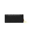 Daks Black Dd Logo Embossed Long Wallet Dcwa3e212bk