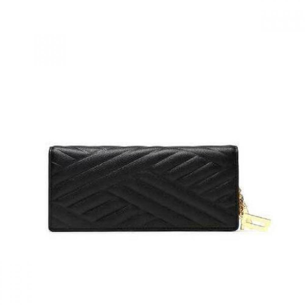 Daks Carteira Longa Preta Dd Logo Embossed Dcwa3e212bk