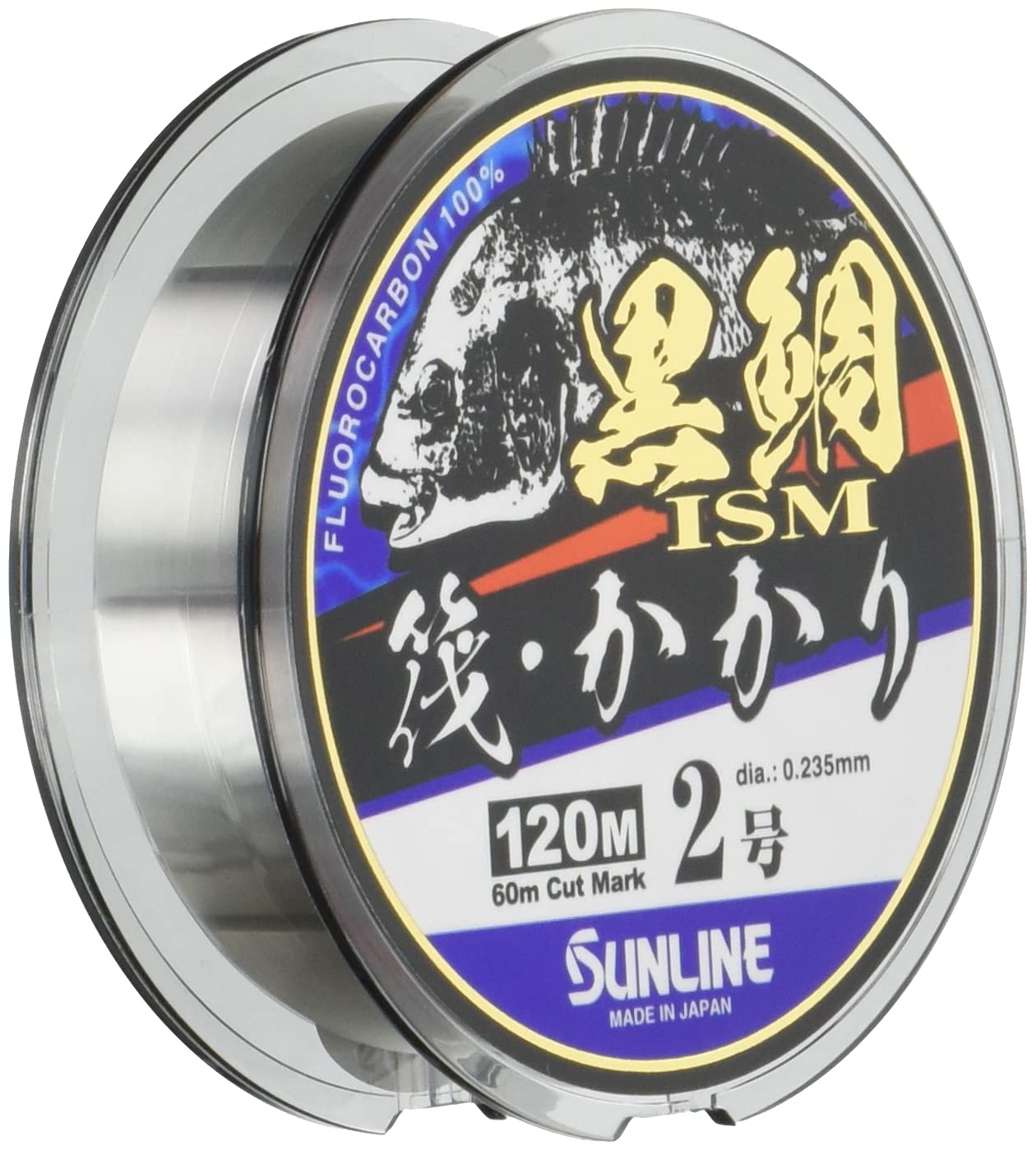 

SUNLINE Fluorocarbon Line Kurodaiism RaftKake 120m No. 2 Natural Clear