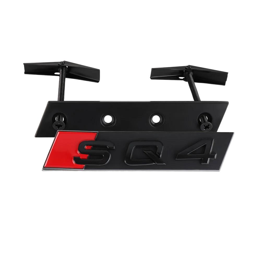 3D ABS Motorhauben Frontgrill Aufkleber ABS SQ3 SQ4 SQ5 SQ6 SQ7 SQ8 Emblem Dekoration für 9s A4 B5 B6 B7 B8 A3 A6 A5 A7 A8 Q3 Q7 TTs9