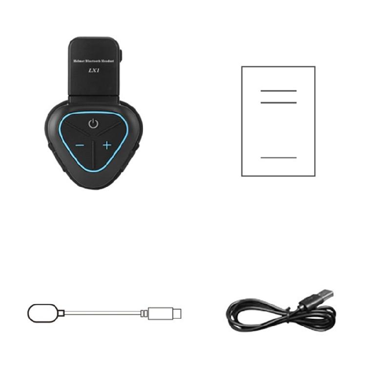 Motorcycle Headset Riding Intercom Headphone Noise Reduction Helmet WalkieTalkie