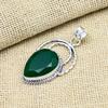 Green Onyx Gemstone Handmade 925 Sterling Silver Jewelry Pendant Gift For Women