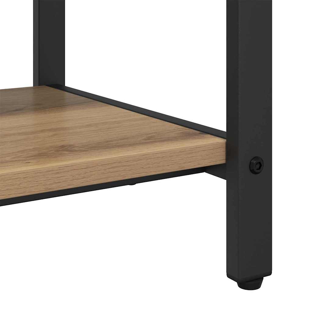 Artisan Oak Coat Stand 95 X 34 X 184 Cm Wood Based Material