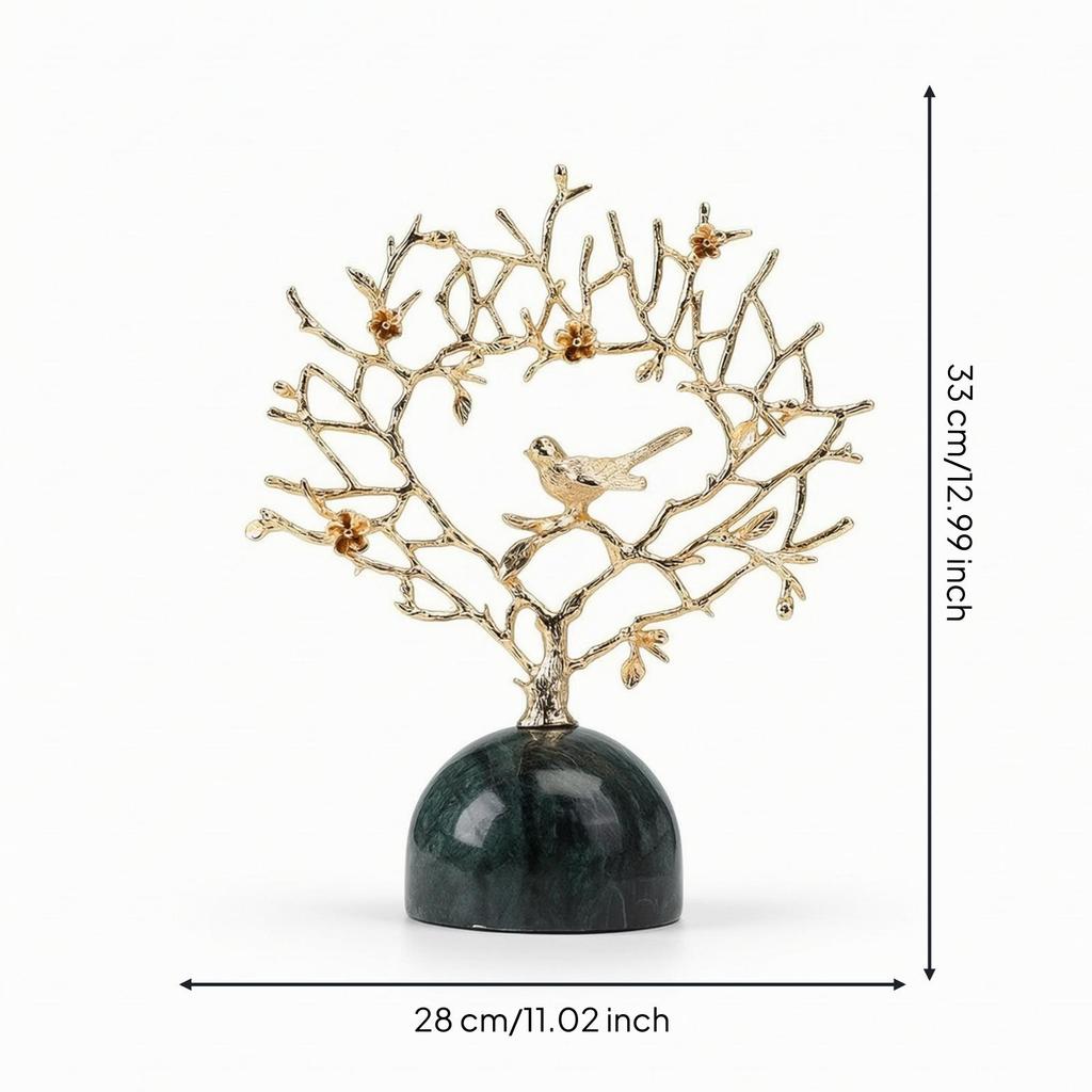 Decorative Cabinet Elegant Coral Branch Sculpture Tabletop Ornament Nature