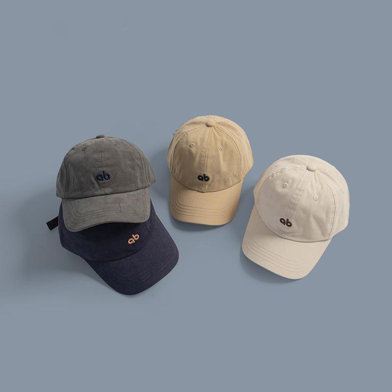 Letter Embroidered Baseball Hat for Women Showing Their Faces  Wide Brim Sun Protection for Boys  Baseball Caps  Couples