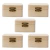Elegant Wooden Jewelry Box Collection 5PCS Designed for Stylish Organization