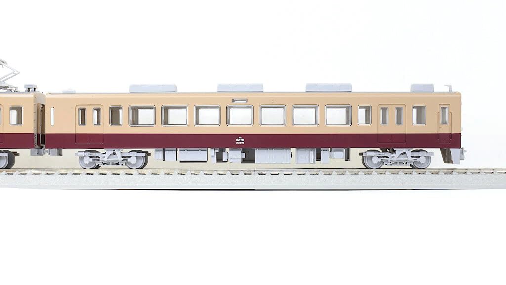 Tenshodo HO Gauge Tobu Railway 6050 Series and 6000 Series Revival Color 6179F Type Two Set Powered 65017 Model Train T-Evolution Pantographs, Two-Car