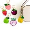 Anti-lost Access Control Card Case Avocado Bag Pendant Fruit Key Chain  Bag Charm