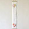 Baby Height Ruler Cartoon Pattern No Odor Cloth Removable Baby Growth Ruler for Children