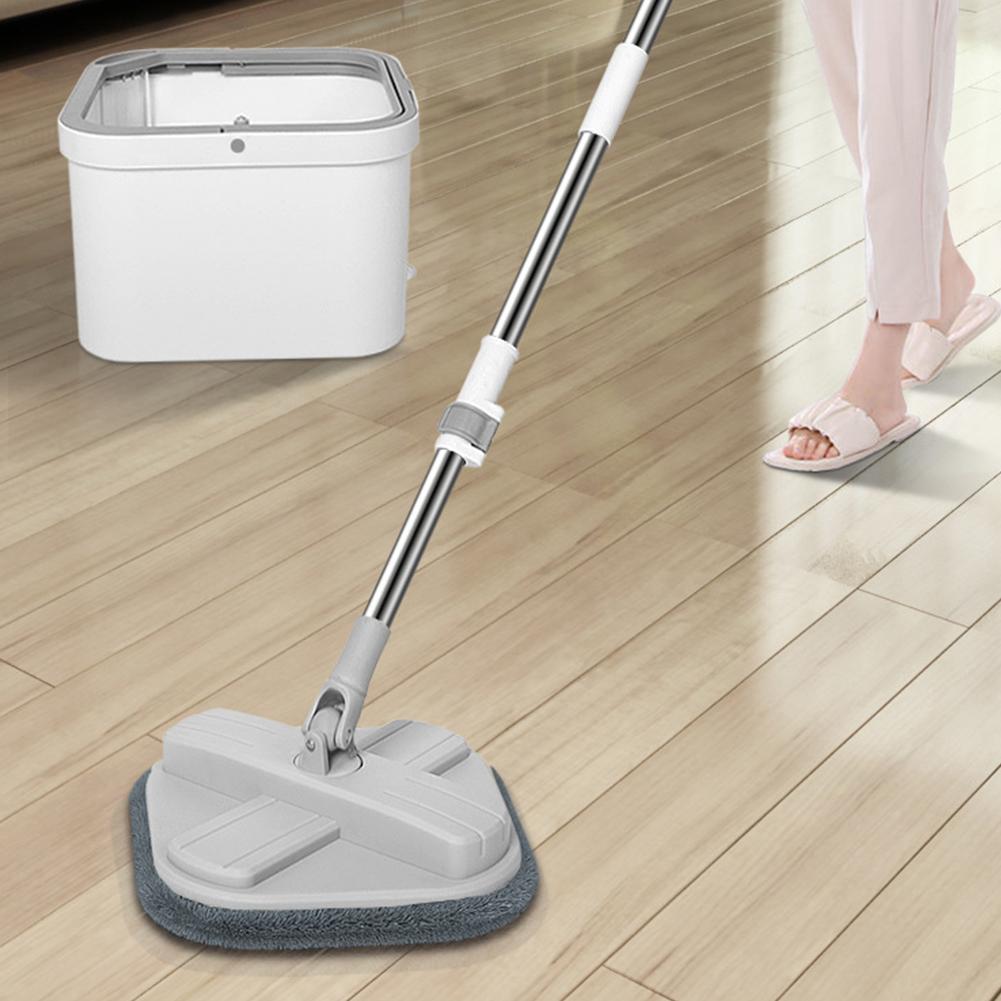 Household Cleaning Mop Water Separation 360 Rotating Hand-Free Lazy Squeeze Mop with Bucket Sewage Separation Mop Flat Plate Mop