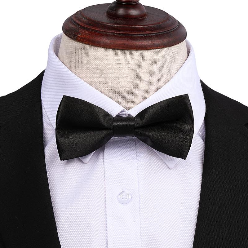

Men S Groom Best Man Bow Tie Burgundy Black Dress Shirt British And Korean Version Wedding Bow Women