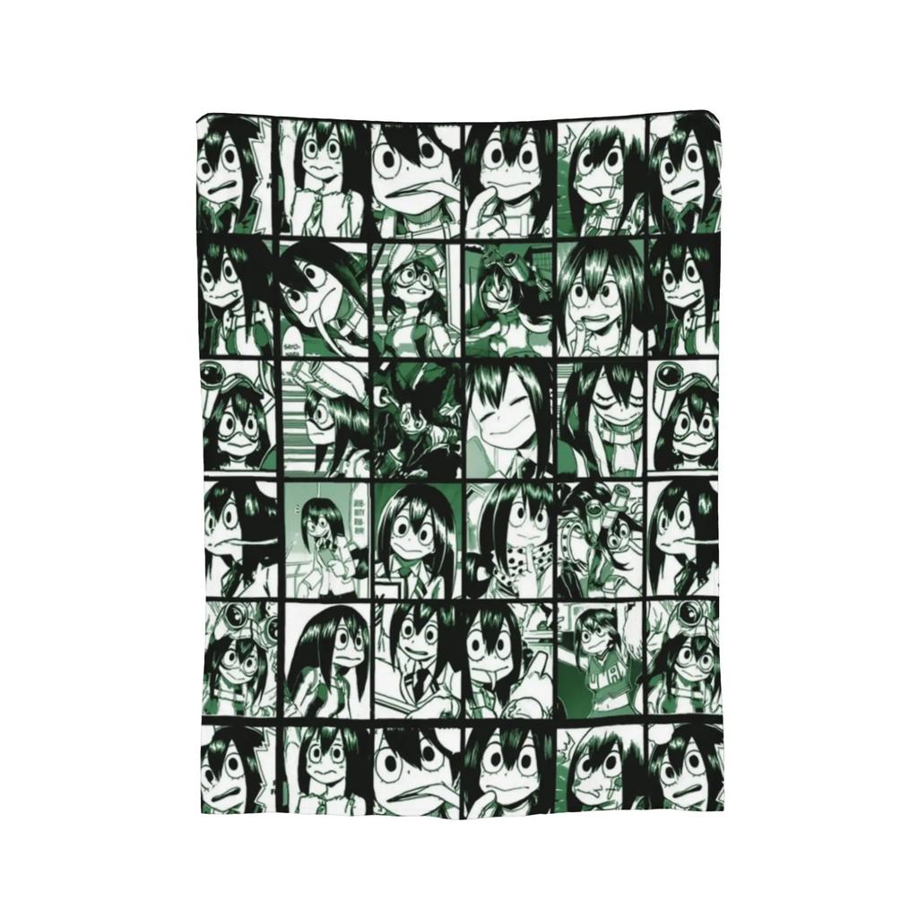 Himiko Toga Fuzzy Blanket  Boku no Hero Academia Anime Manga Comic Funny Throw Blanket for Home Bedspreads