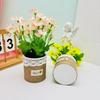 Wild Chrysanthemum Flower Pot Simulated Green Plant Potted Plant For Home Office