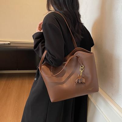 Sac à main fourre-tout rétro grande capacité nouveau décontracté simple mode navette aisselle