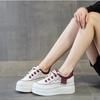 Little white shoes women's shoes 2025 spring new popular summer mesh versatile thick sole inner height increase casual breathable board shoes